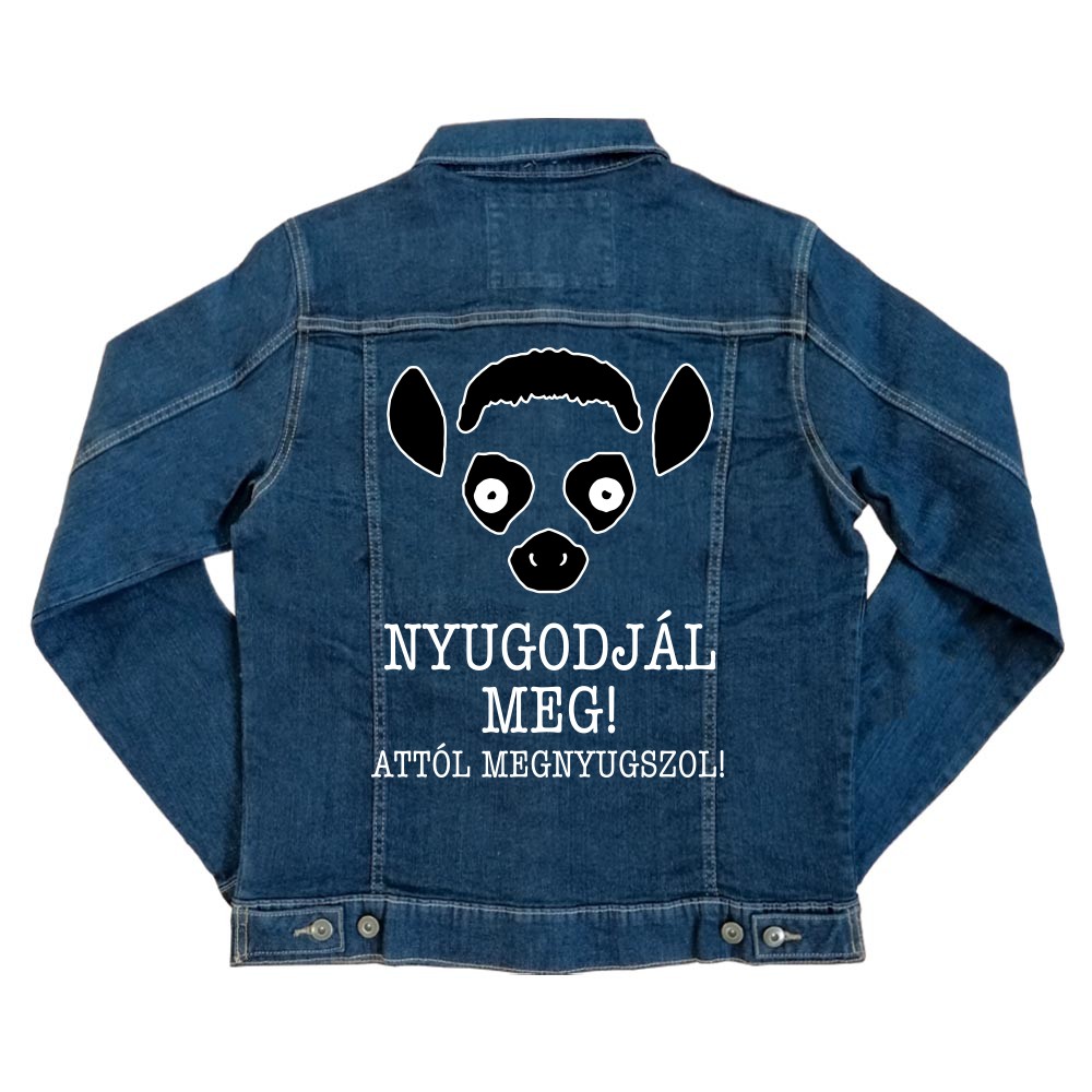 Nyugodjál meg Unisex Farmerkabát
