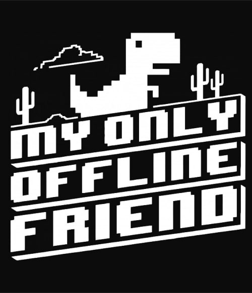 Offline friend Vicces szöveges Vicces szöveges Vicces szöveges Pólók, Pulóverek, Bögrék - Vicces szöveges