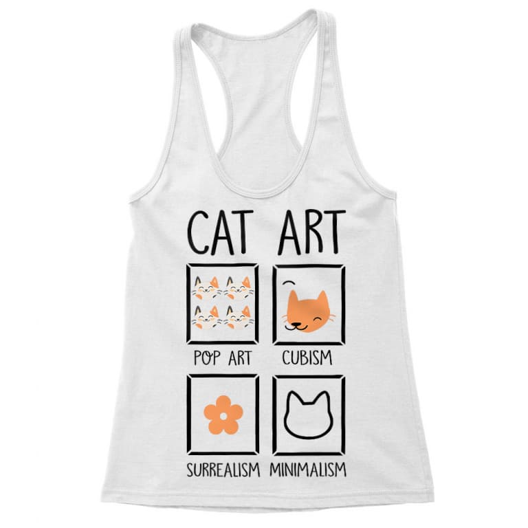 Cat art - Női Trikó