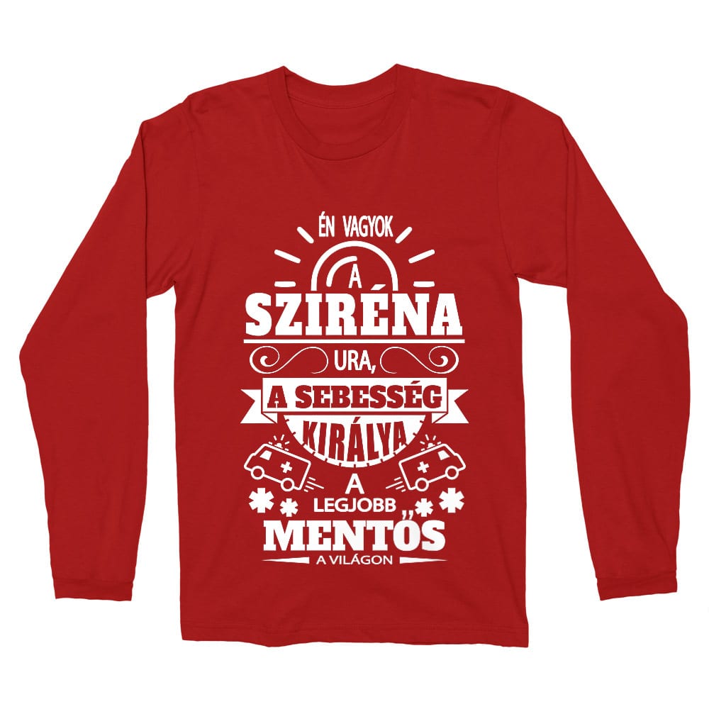 A sziréna ura Férfi Hosszúujjú Póló