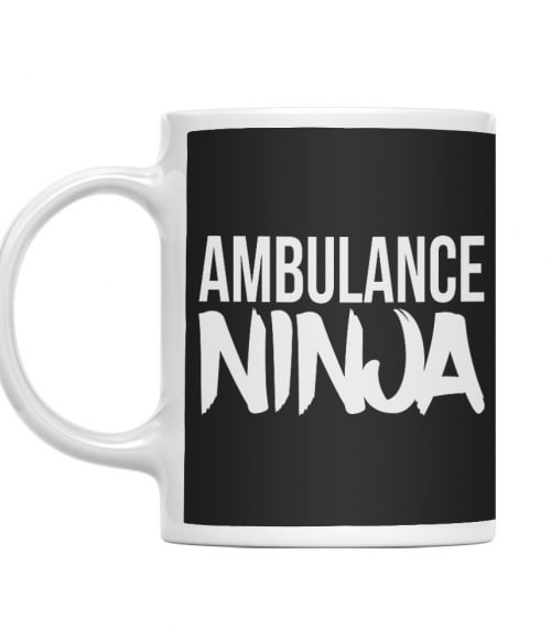 Ambulance Ninja Egészségügy Bögre - Munka