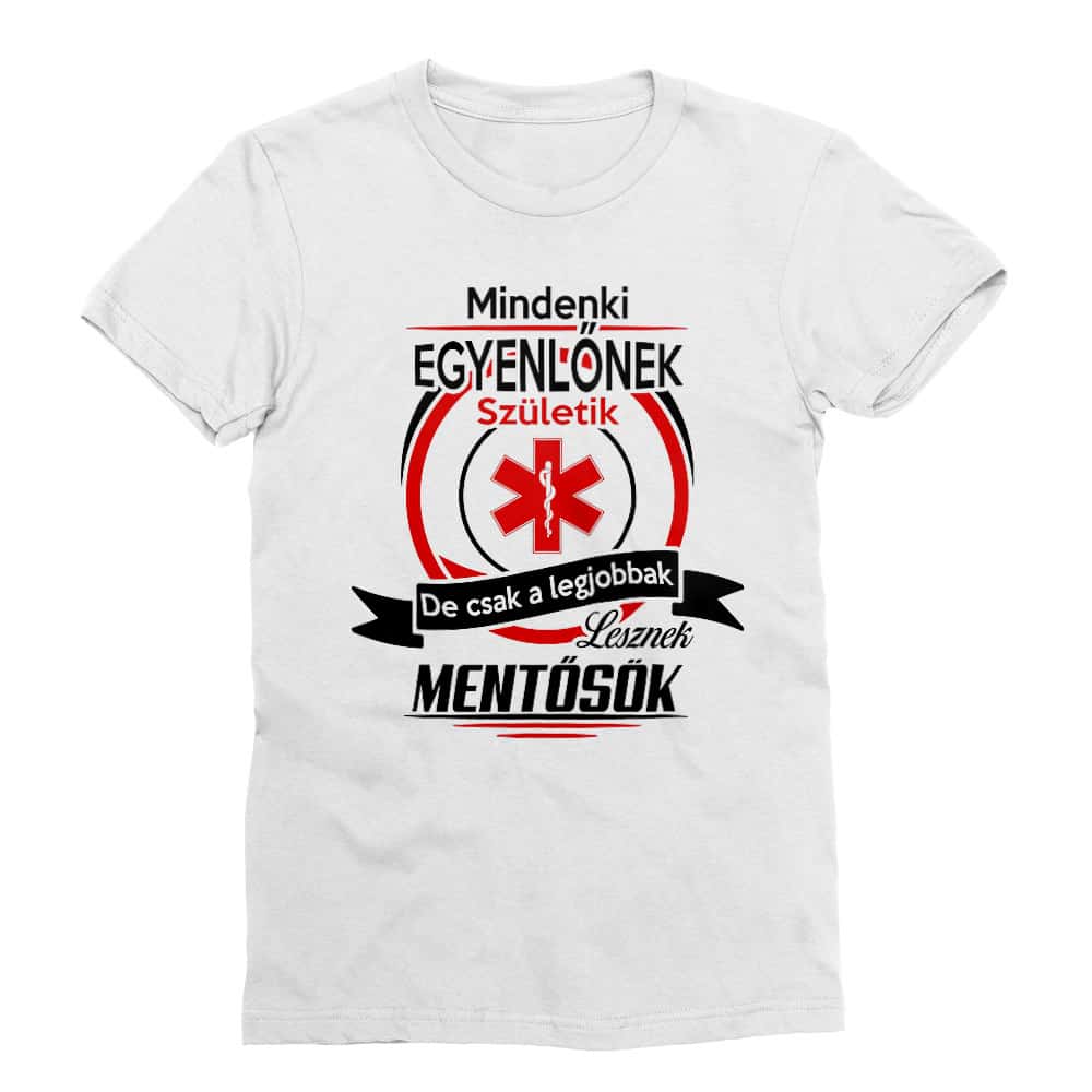 Mindenki egyenlő - mentősök Férfi Testhezálló Póló