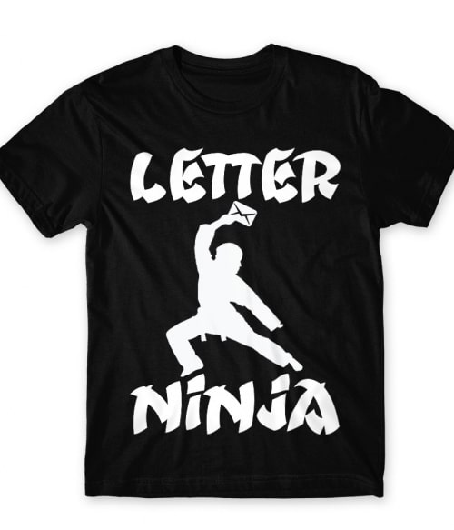Letter Ninja Postás Férfi Póló - Szolgátatás