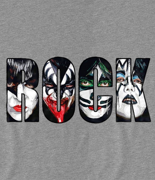 Kiss Rock Rocker Rocker Rocker Pólók, Pulóverek, Bögrék - Zene