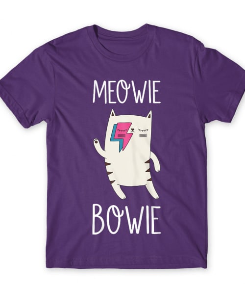 Meowie Bowie Póló - Ha Rocker rajongó ezeket a pólókat tuti imádni fogod!