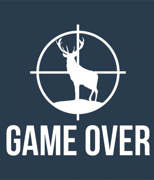 Game Over Hunter Vadász Pólók, Pulóverek, Bögrék - Vadász