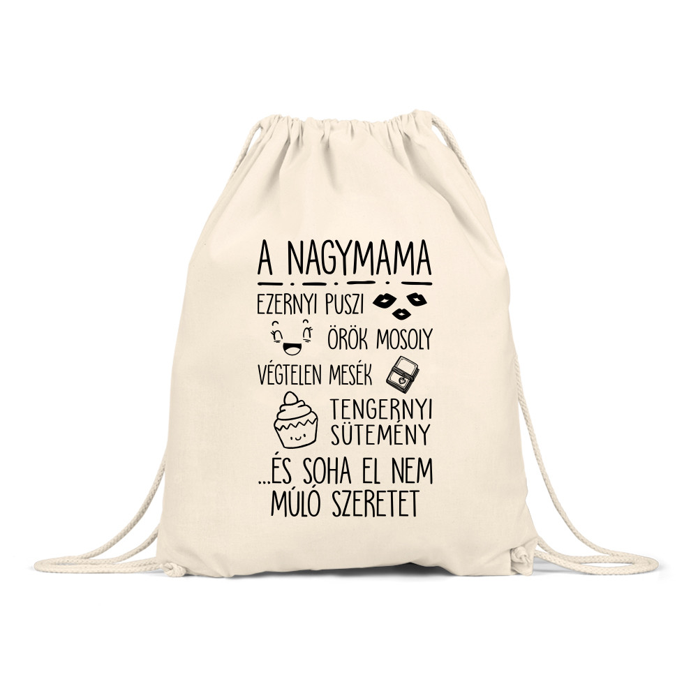 A nagymama... Tornazsák