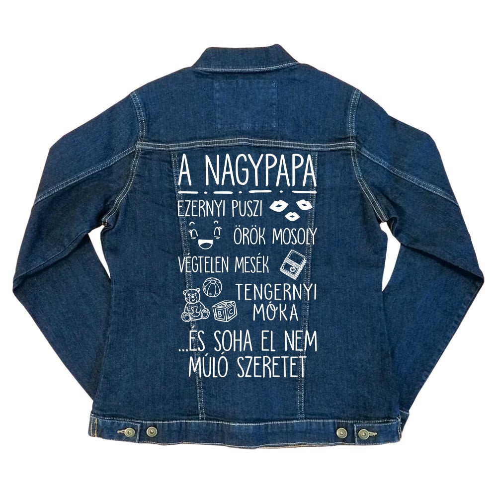 A nagypapa... Női Farmerkabát