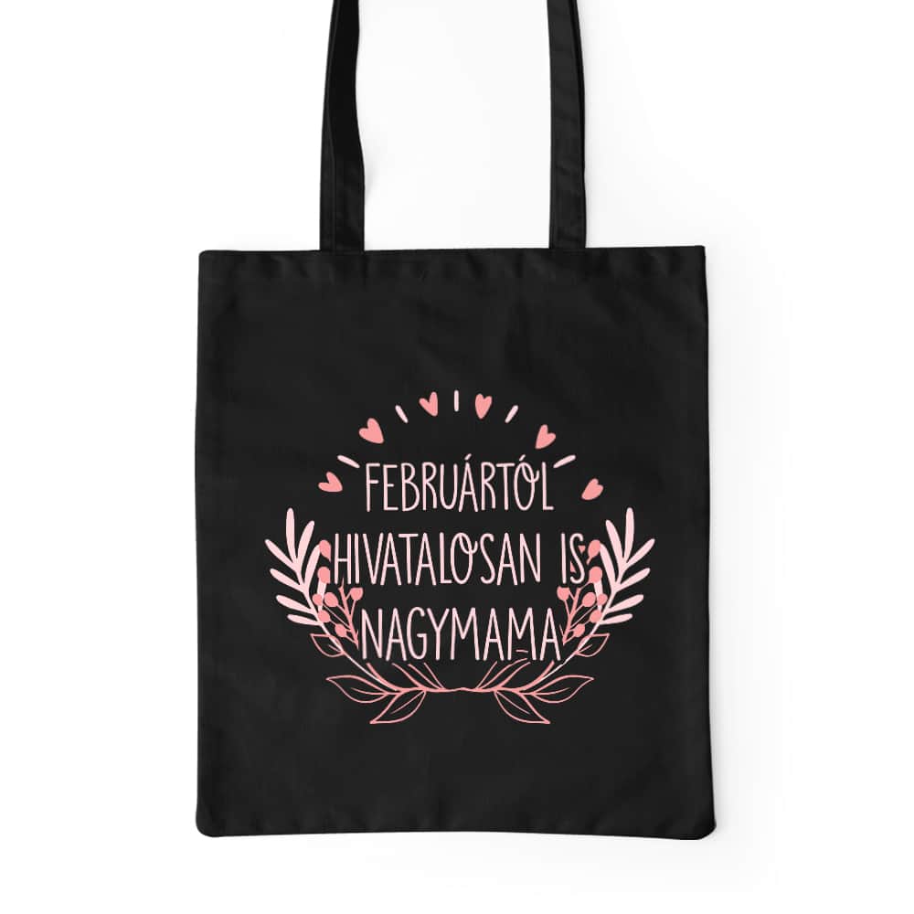 Februártól hivatalosan is nagymama Prémium Vászontáska