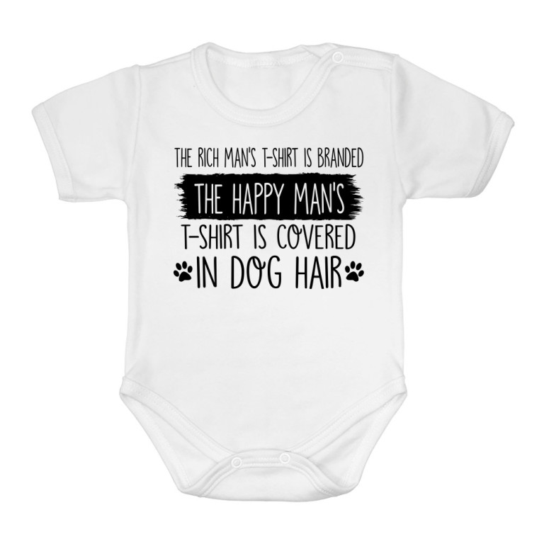 The happy man's T-shirt