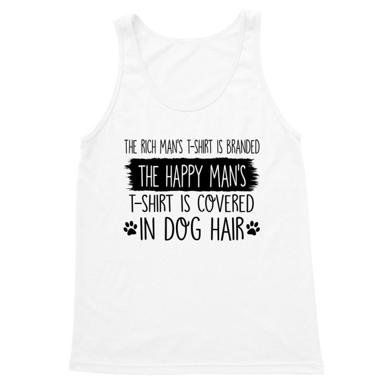 The happy man's T-shirt