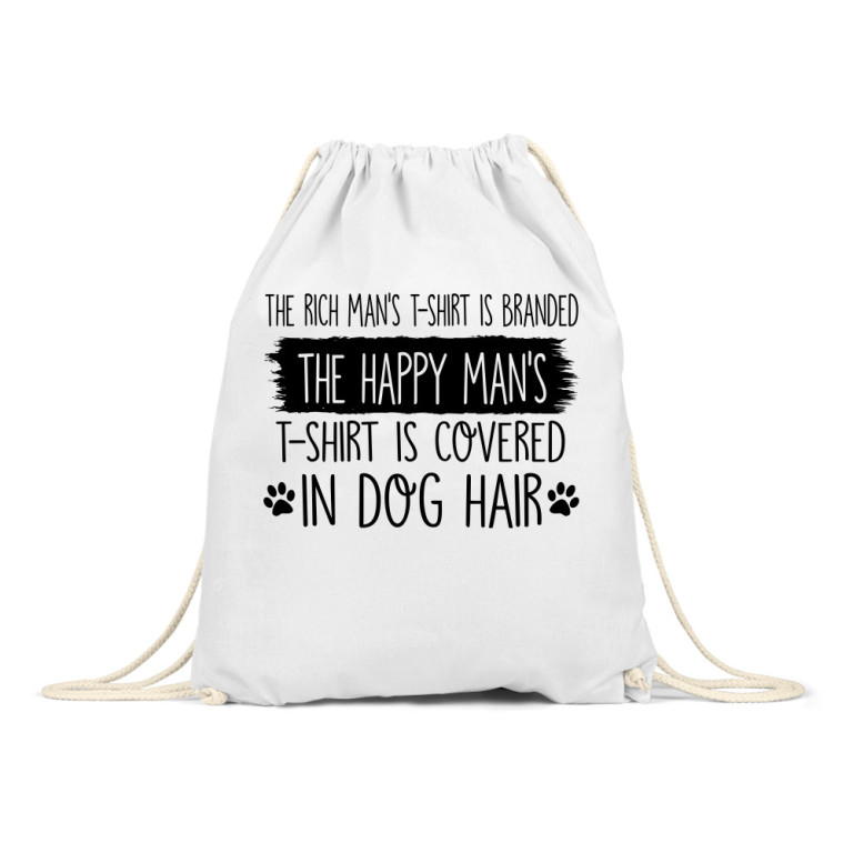 The happy man's T-shirt
