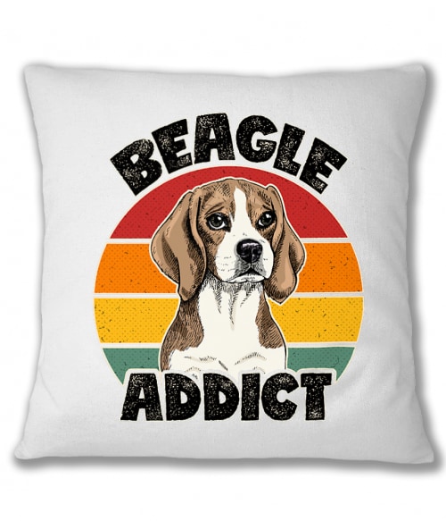 Beagle Addict Beagle Párnahuzat - Kutyás
