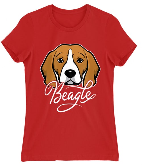 Beagle head Beagle Női Póló - Kutyás