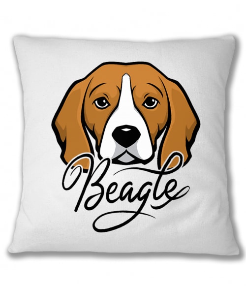 Beagle head Beagle Párnahuzat - Kutyás