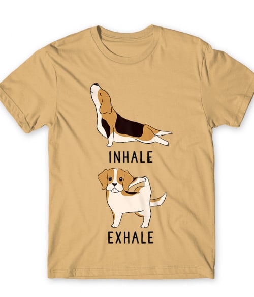 Beagle yoga Beagle Póló - Kutyás