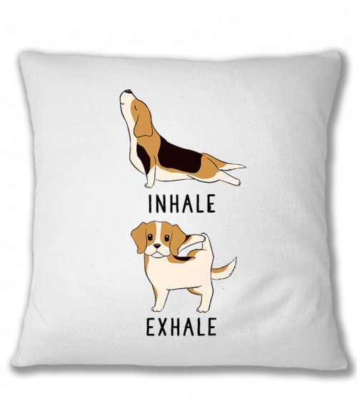 Beagle yoga Beagle Párnahuzat - Kutyás