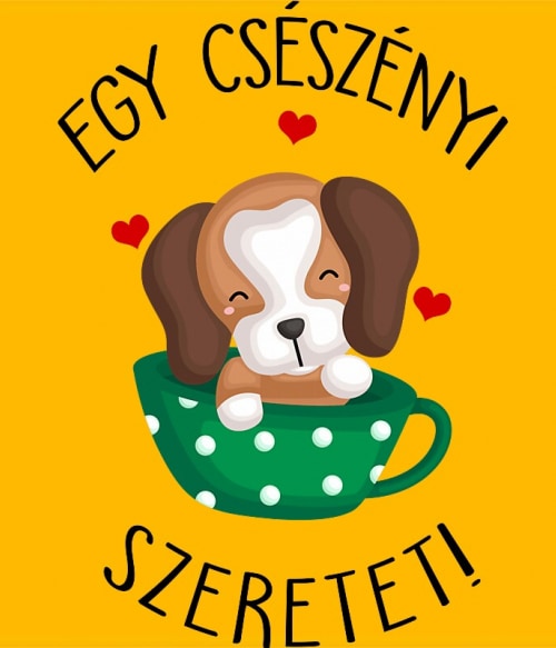 Egy csészényi szeretet - beagle Beagle Pólók, Pulóverek, Bögrék - Kutyás