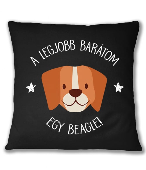 A legjobb barátom egy beagle Beagle Párnahuzat - Kutyás