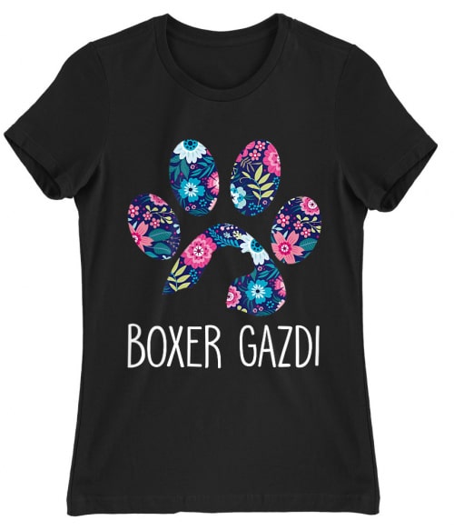 Boxer Gazdi Boxer Női Póló - Kutyás