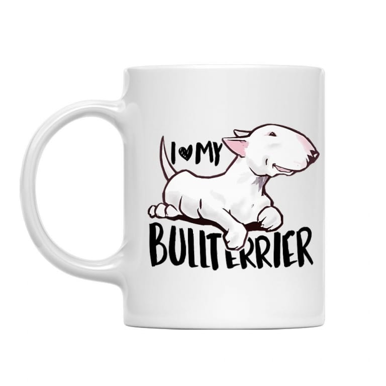 I love my bull terrier