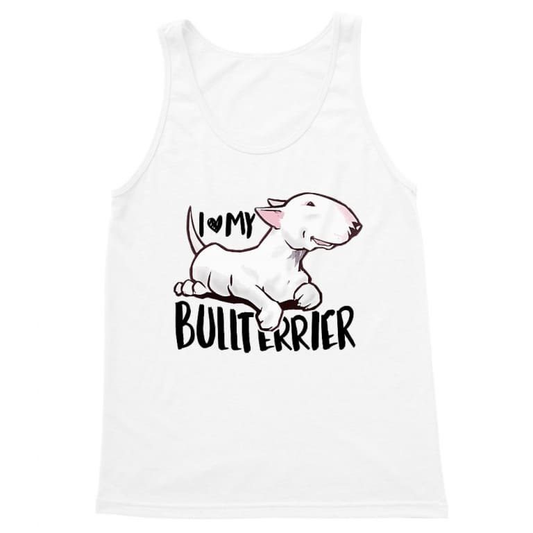I love my bull terrier