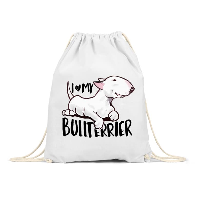 I love my bull terrier