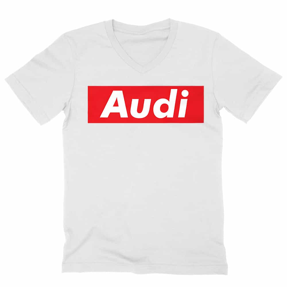 Audi Stripe Férfi V-nyakú Póló