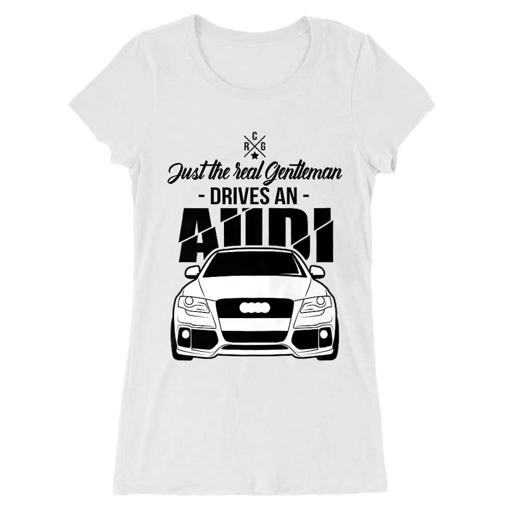 Just the real Gentleman - Audi A4 Női Hosszított Póló