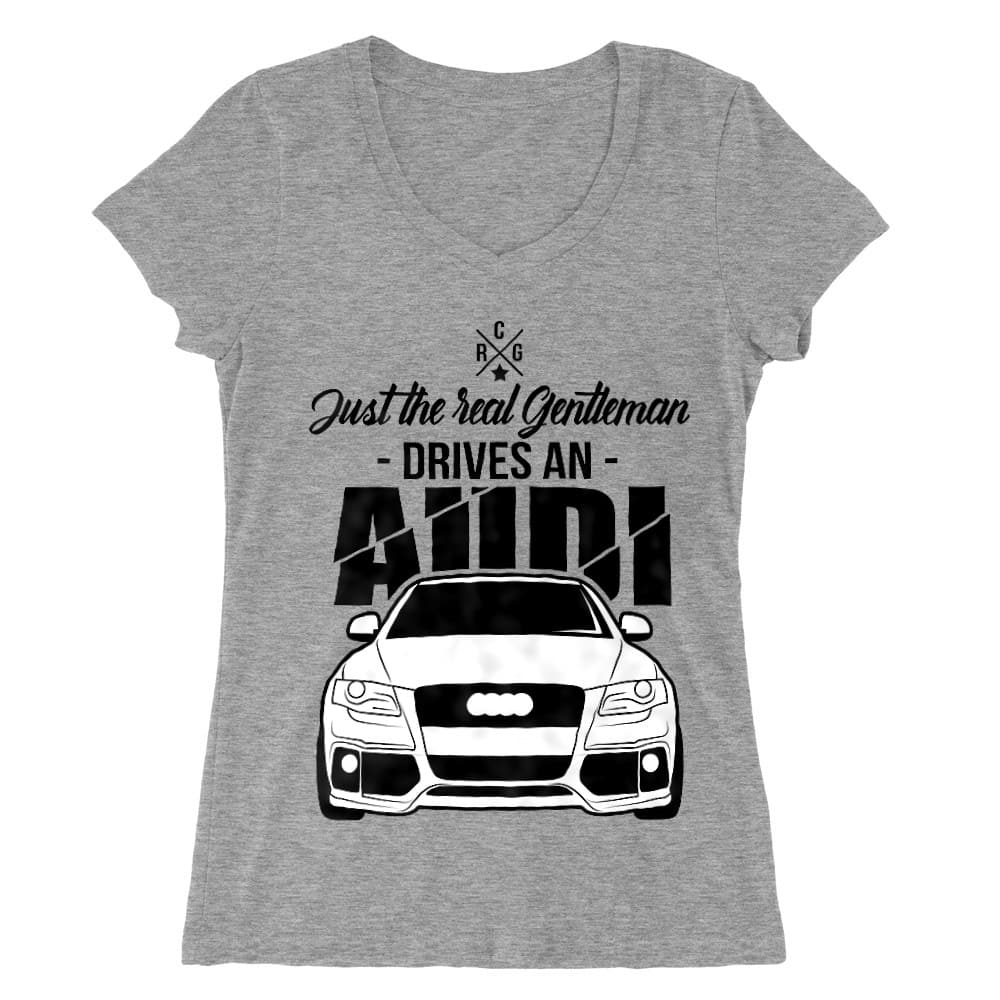 Just the real Gentleman - Audi A4 Női V-nyakú Póló