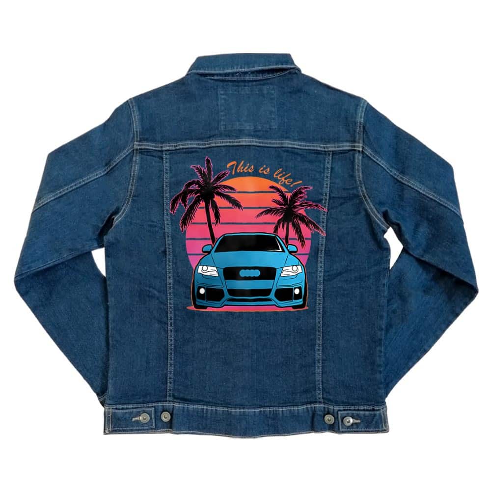 Vice City - Audi A4 Unisex Farmerkabát