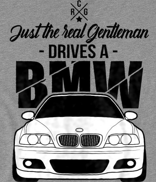 Just the real Gentleman - BMW E46 Járművek Pólók, Pulóverek, Bögrék - Járművek