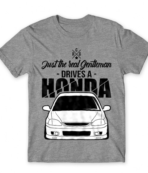 Just the real Gentleman - Honda Civic 6 Honda Póló - Járművek