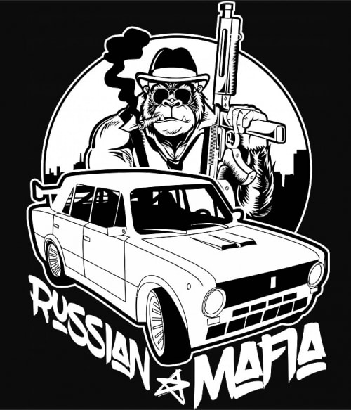 Russian maffia Autós Pólók, Pulóverek, Bögrék - Lada