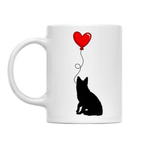 German Shepherd balloon - Mug