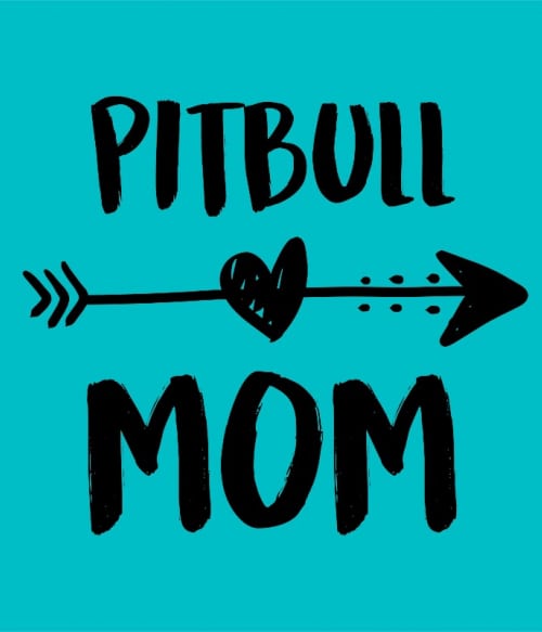 Pitbull mom Pitbull Pólók, Pulóverek, Bögrék - Pitbull