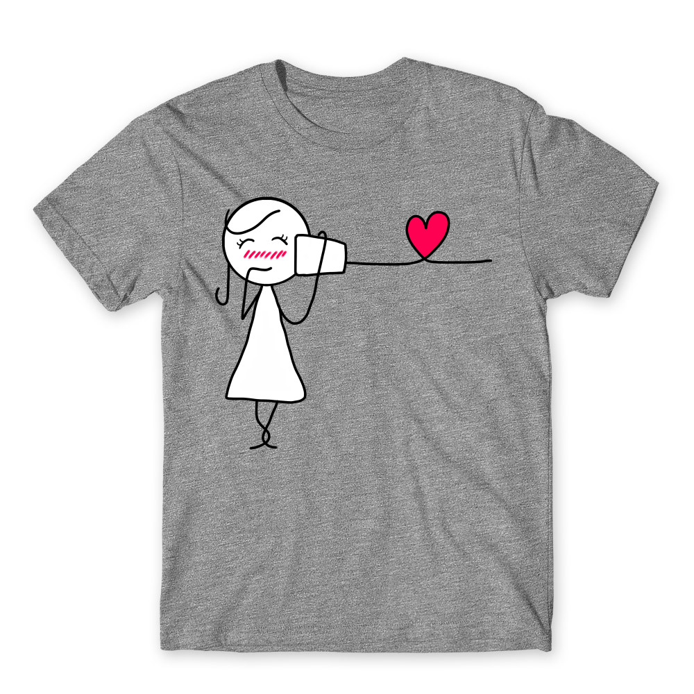 Love Phone – Női Férfi Póló