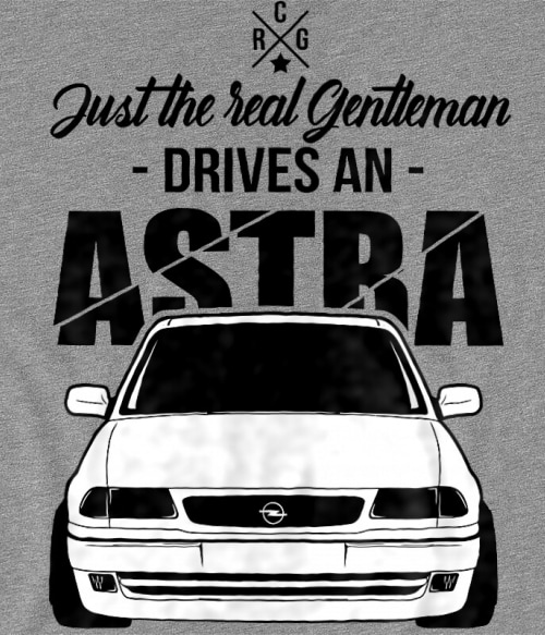 Just the real Gentleman - Just the real Gentleman - Opel Astra F Autós Pólók, Pulóverek, Bögrék - Opel