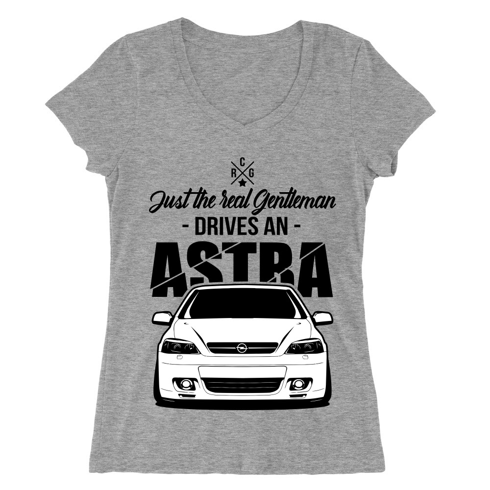 Just the real Gentleman - Just the real Gentleman - Opel Astra G Női V-nyakú Póló