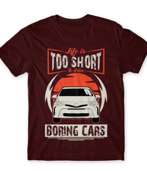 Life is too short to drive boring cars - Toyota Prius II. Toyota Férfi Póló - Toyota
