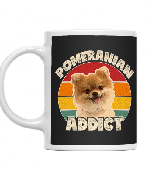 Pomeranian addict Pomerániai Törpespicc Bögre - Pomerániai Törpespicc