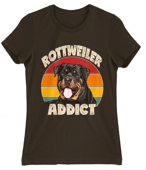 Rottweiler addict Rottweiler Női Póló - Rottweiler