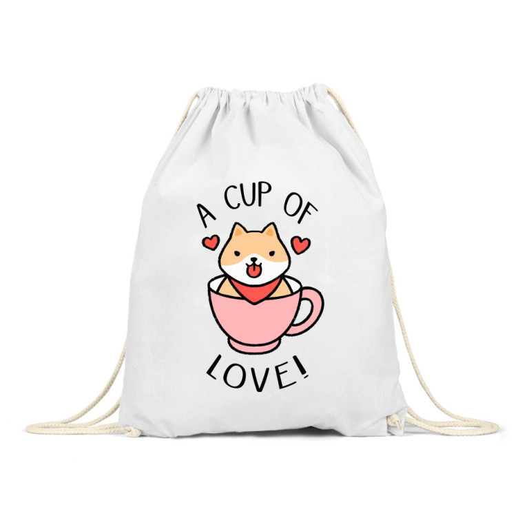 A cup of love - shiba