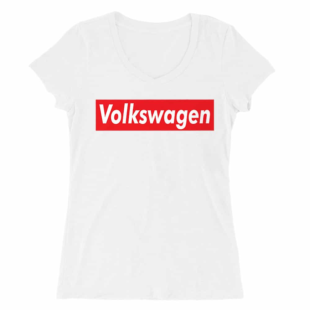 Volkswagen Stripe Női V-nyakú Póló