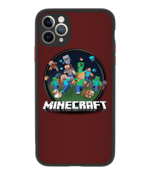 Kerek Minecraft logó 2 Gaming Telefontok - Minecraft