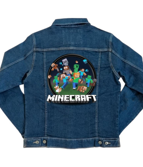 Kerek Minecraft logó 2 Hobbi-Érdeklődés Kabát - Minecraft