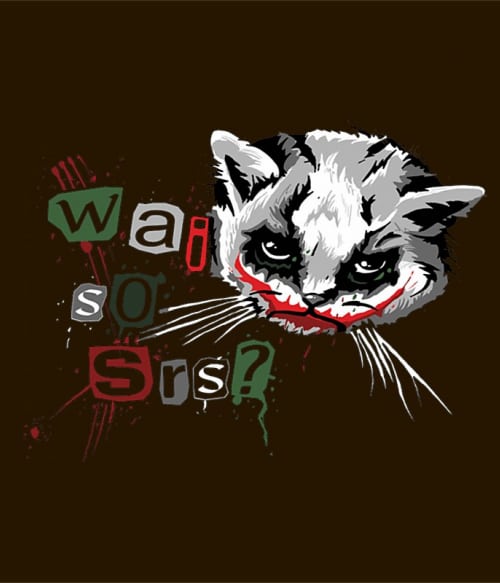Joker Grumpy Cat Mém Pólók, Pulóverek, Bögrék - Poénos