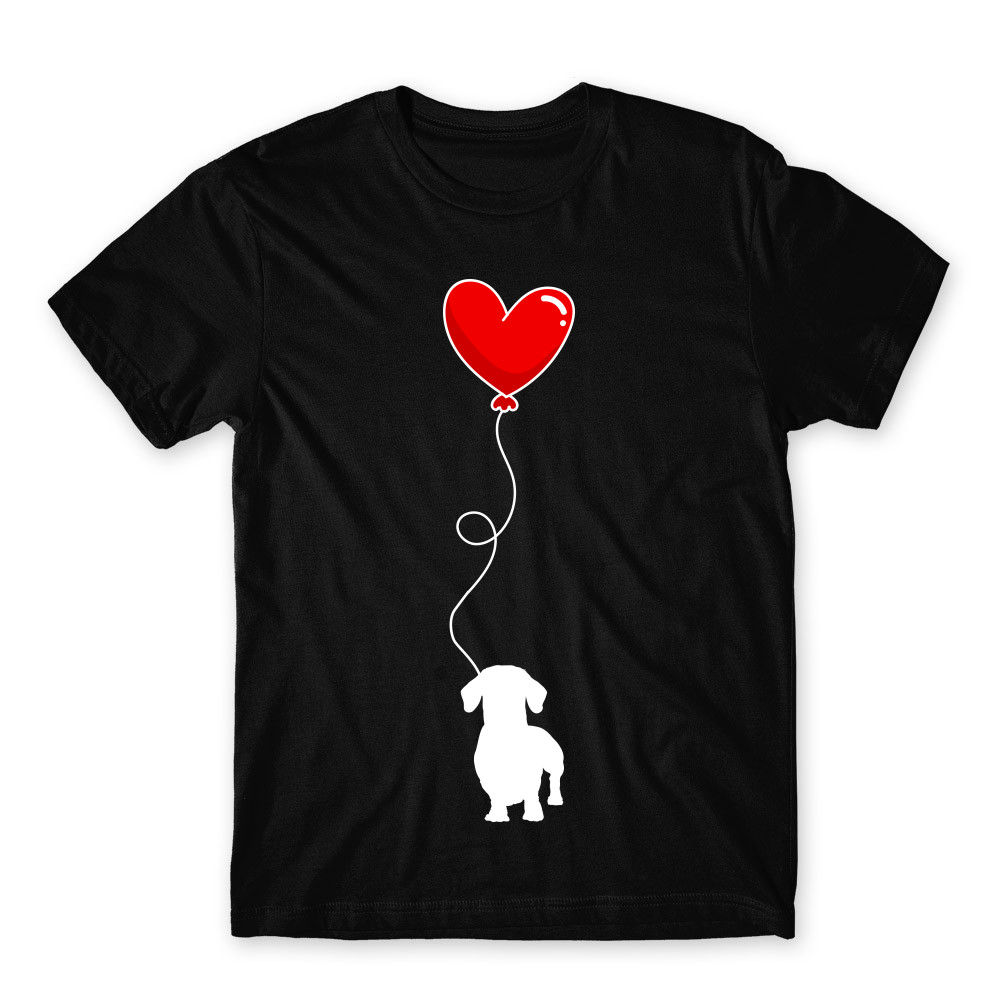 Dachshund balloon Férfi Póló
