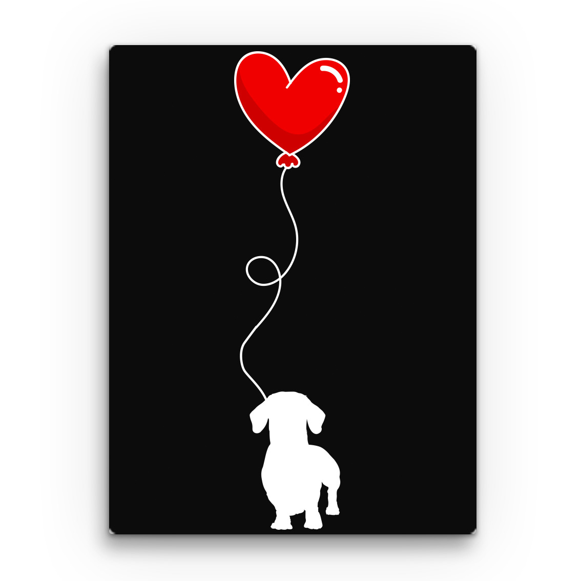 Dachshund balloon Vászonkép