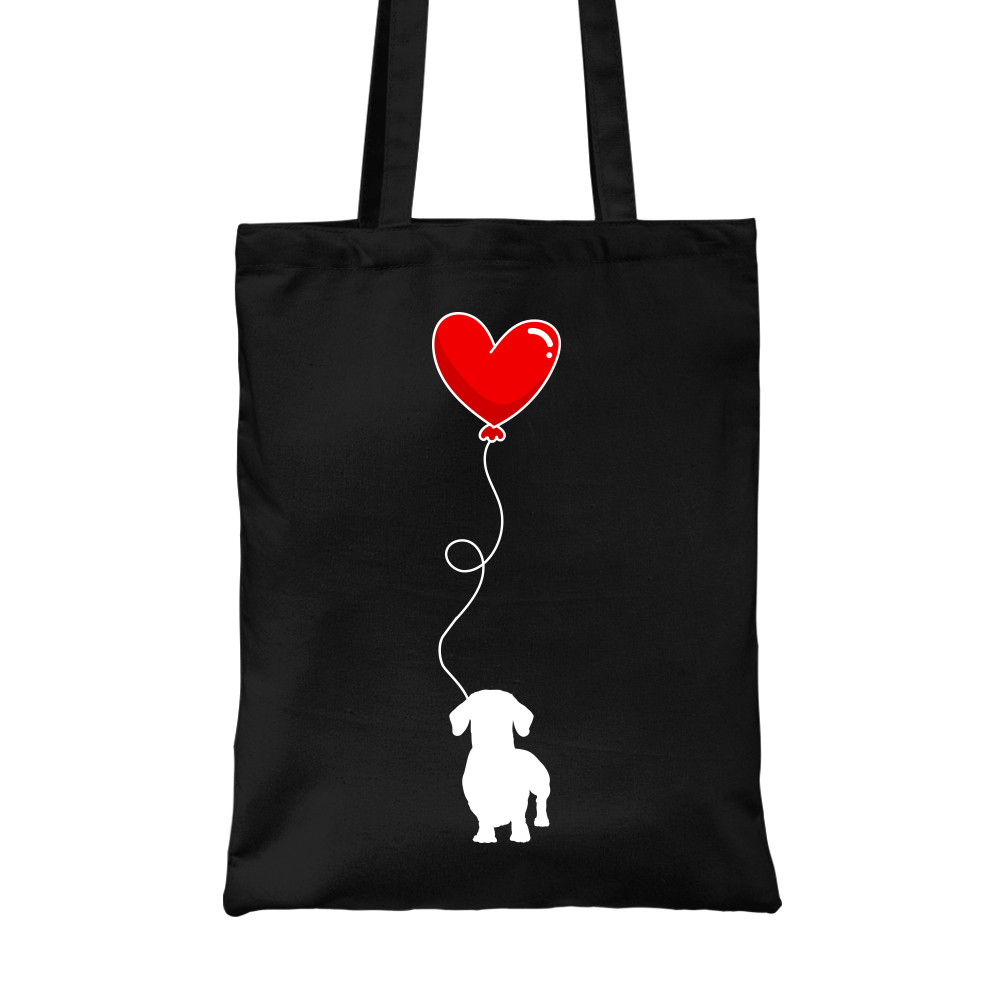 Dachshund balloon Vászontáska